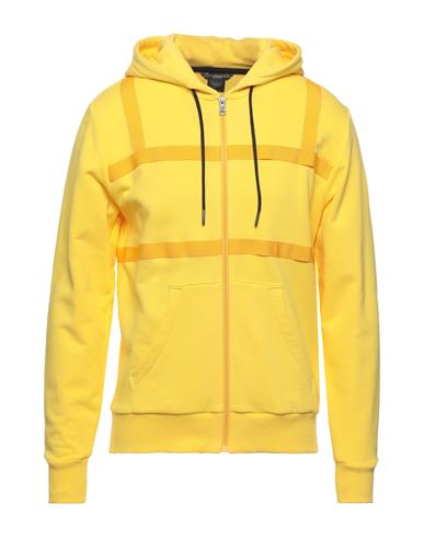 Colmar Man Sweatshirt Yellow Size L Cotton, Polyester