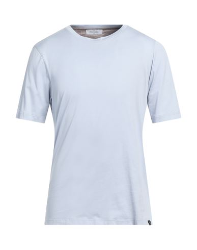Gran Sasso Man T-shirt Sky Blue Size 40 Cotton
