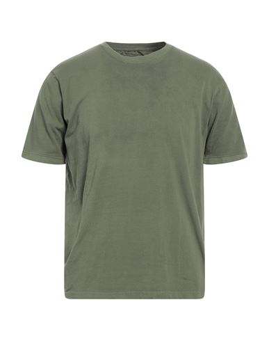 R3d Wöôd Man T-shirt Military Green Size 3xl Cotton, Elastane