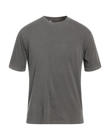 Shop R3d Wöôd Man T-shirt Lead Size 3xl Cotton, Elastane In Grey