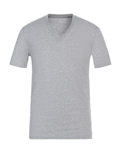 Armani Exchange Man T-shirt Grey Size L Pima Cotton In Gray