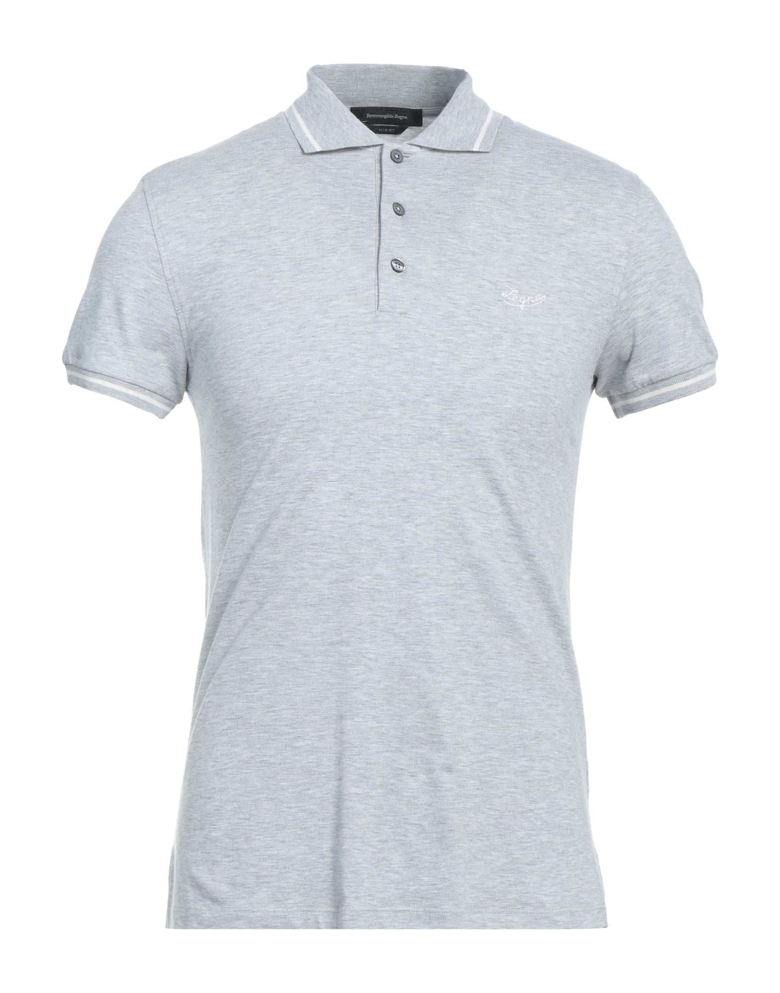 Zegna Polo Shirts In Light Grey