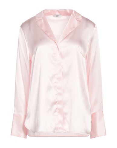 Peserico Woman Shirt Light Pink Size 8 Silk, Elastane