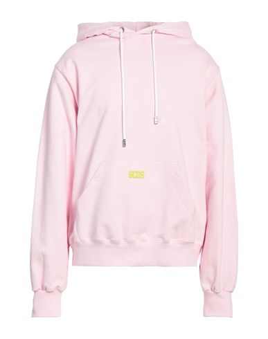 Gcds Man Sweatshirt Light Pink Size Xl Cotton