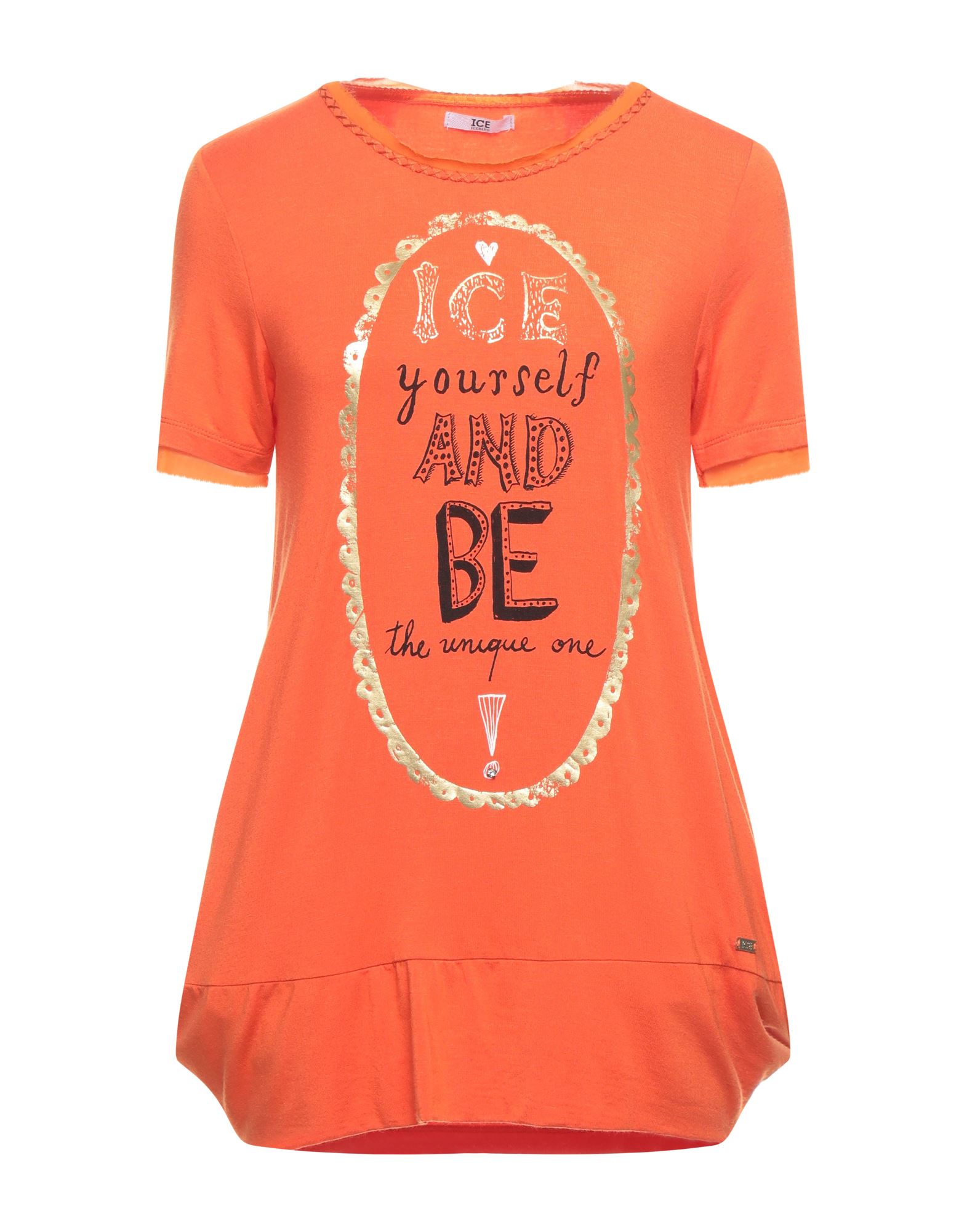 Ice Iceberg T-shirts In Orange | ModeSens