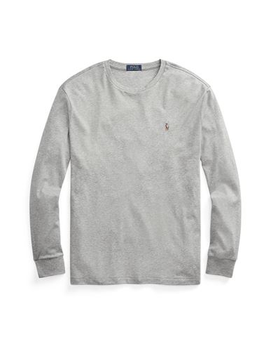 Polo Ralph Lauren Custom Slim Soft Cotton Tee Man T-shirt Grey Size Xxl Cotton