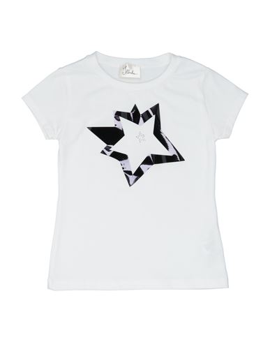 Illudia Babies'  Toddler Girl T-shirt White Size 6 Cotton, Elastane