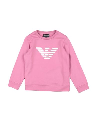 Emporio Armani Toddler Boy Sweatshirt Pink Size 7 Modal, Cotton In Pink