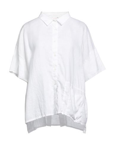 Rossopuro Woman Shirt White Size L Linen