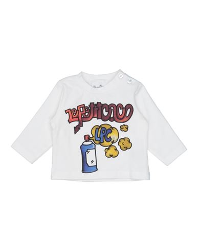 Le Petit Coco Babies'  Newborn Boy T-shirt White Size 3 Cotton, Elastane