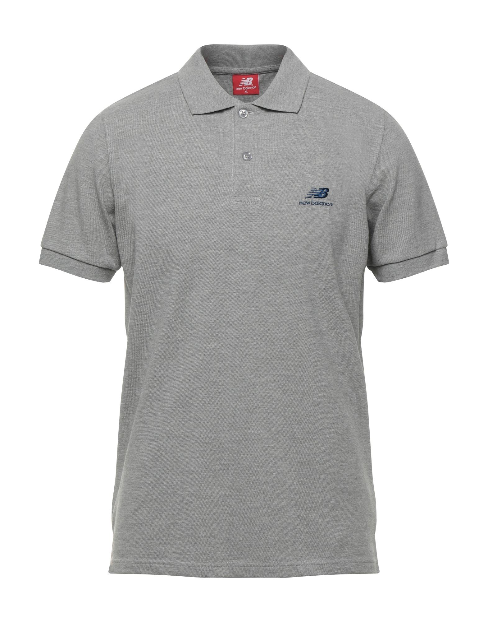 New Balance Polo Shirts In Light Grey | ModeSens
