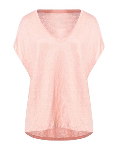 Majestic Filatures Woman T-shirt Pink Size 3 Linen, Cotton