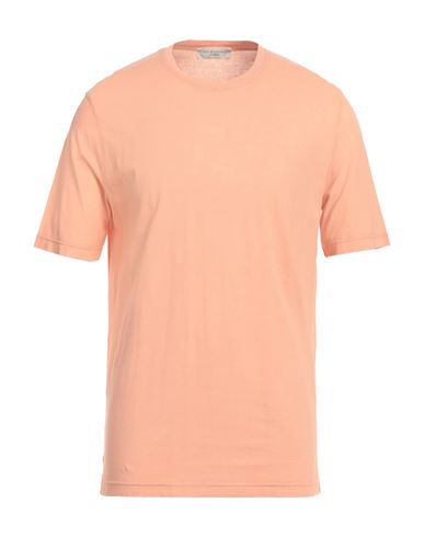 Filippo De Laurentiis Man T-shirt Salmon Pink Size 42 Cotton