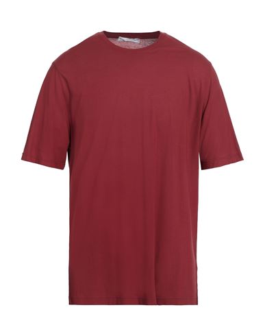 Filippo De Laurentiis Man T-shirt Garnet Size 48 Cotton In Red