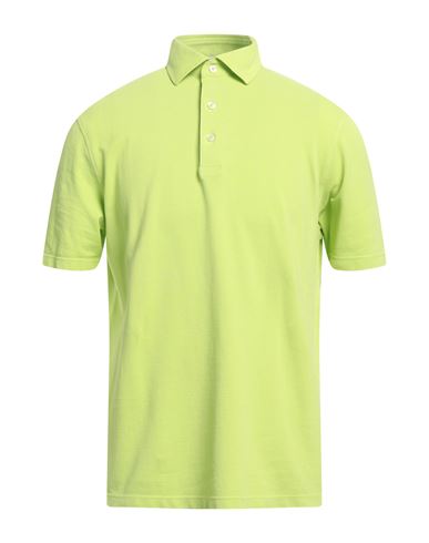 Filippo De Laurentiis Man Polo Shirt Light Green Size 42 Cotton