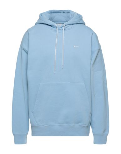 Nike Man Sweatshirt Sky Blue Size Xxl Cotton, Polyester