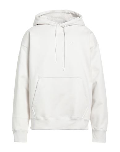 Shop Nike Man Sweatshirt Ivory Size Xl Cotton, Polyester In White