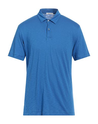 Stefan Brandt Man Polo Shirt Azure Size Xxl Organic Cotton In Blue