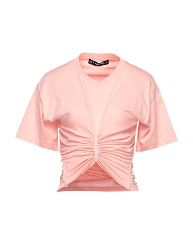 Woman T-shirt Pink Size 6 Cotton