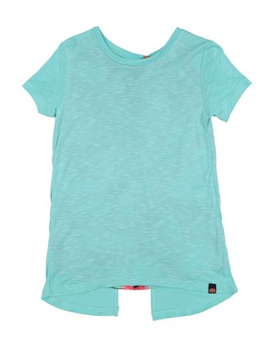 Sundek Babies'  Toddler Girl T-shirt Turquoise Size 6 Viscose, Polyester In Blue
