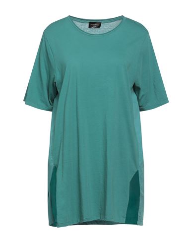 Roberto Collina Woman T-shirt Deep Jade Size S Cotton In Green