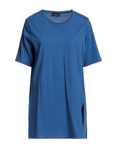 Roberto Collina Woman T-shirt Blue Size S Cotton