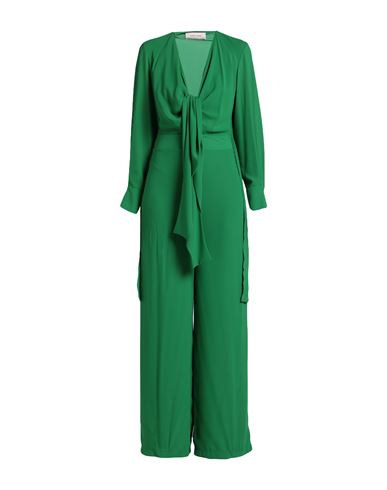 Twenty Easy By Kaos Woman Jumpsuit Green Size 8 Polyester