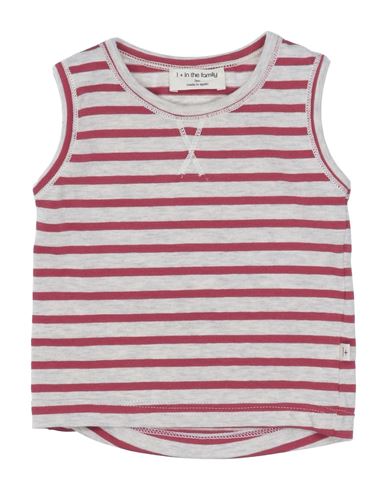 1+ In The Family Babies' 1 + In The Family Newborn Girl T-shirt Red Size 3 Cotton, Elastane