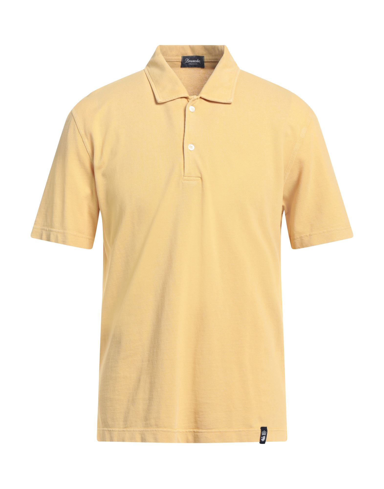 Drumohr Polo Shirts In Yellow