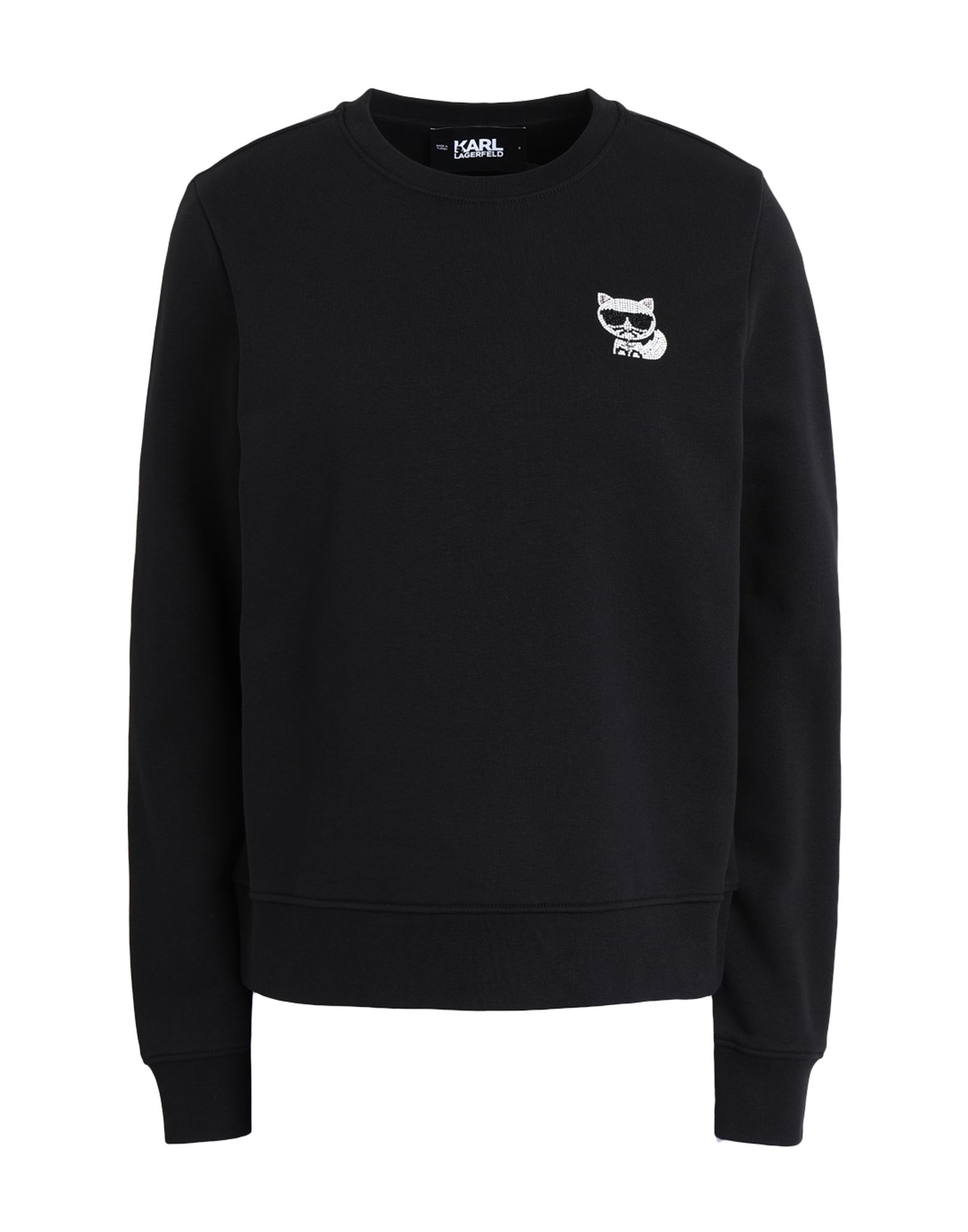 ԥ볫KARL LAGERFELD ǥ åȥ ֥å XS åȥ 89% / ݥꥨƥ 11% Ikonik Mini Choupette Rs Sweat