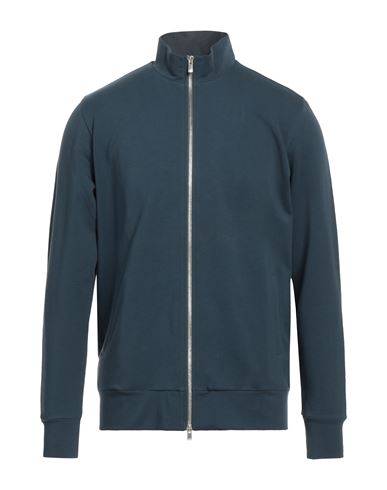Stefan Brandt Man Sweatshirt Navy Blue Size L Supima Cotton, Elastane