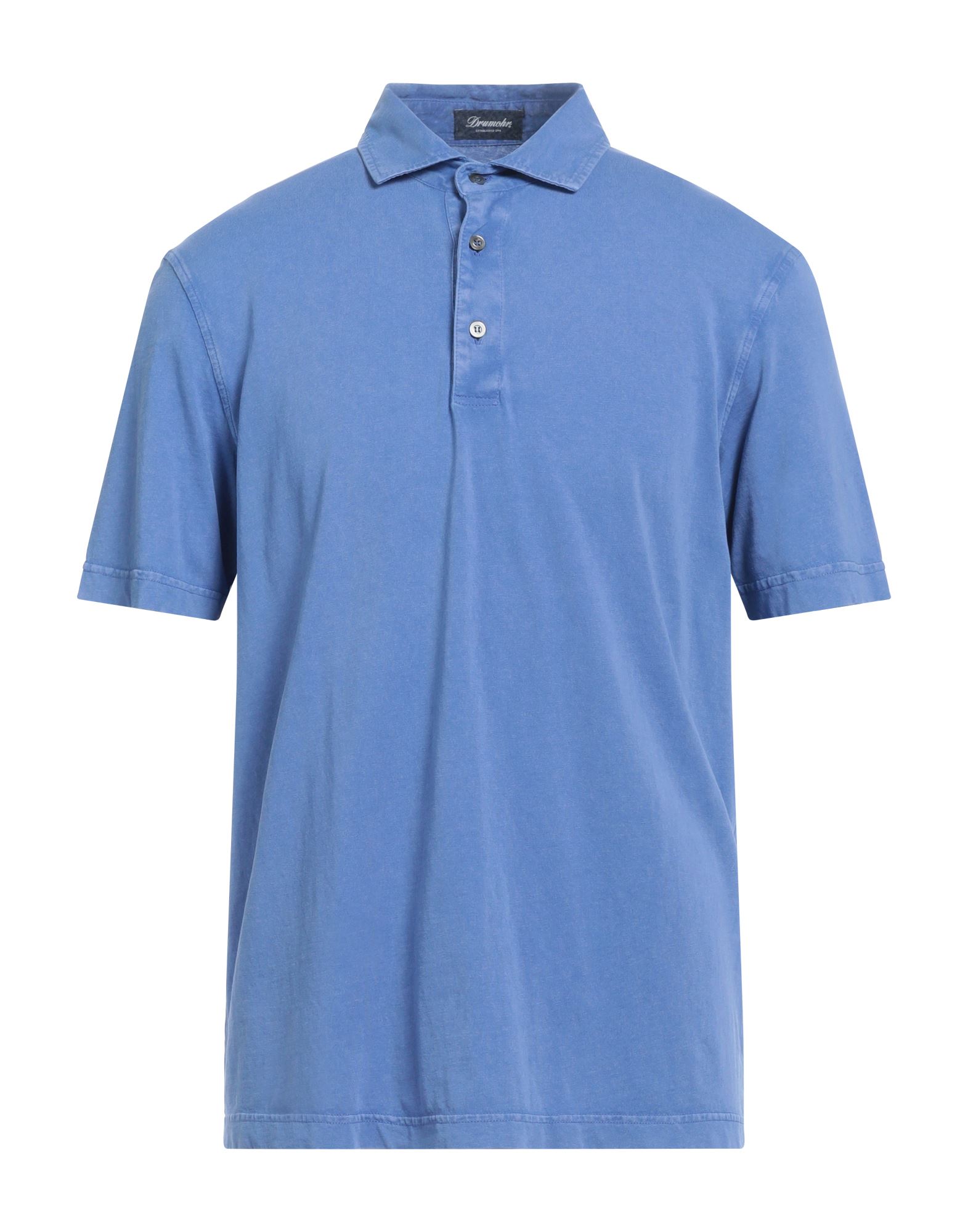 Drumohr Polo Shirts In Blue