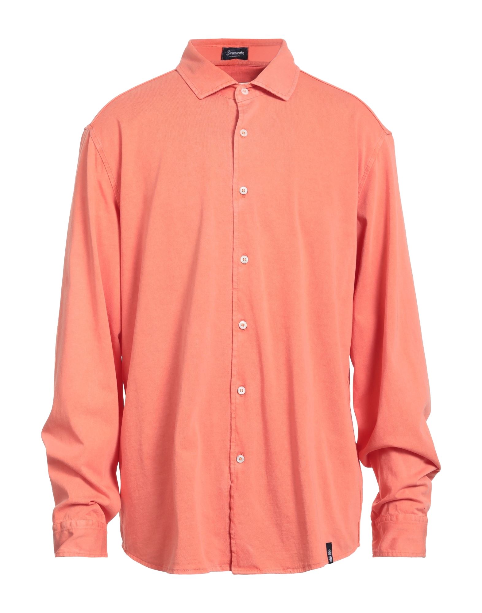 Drumohr Shirts In Orange