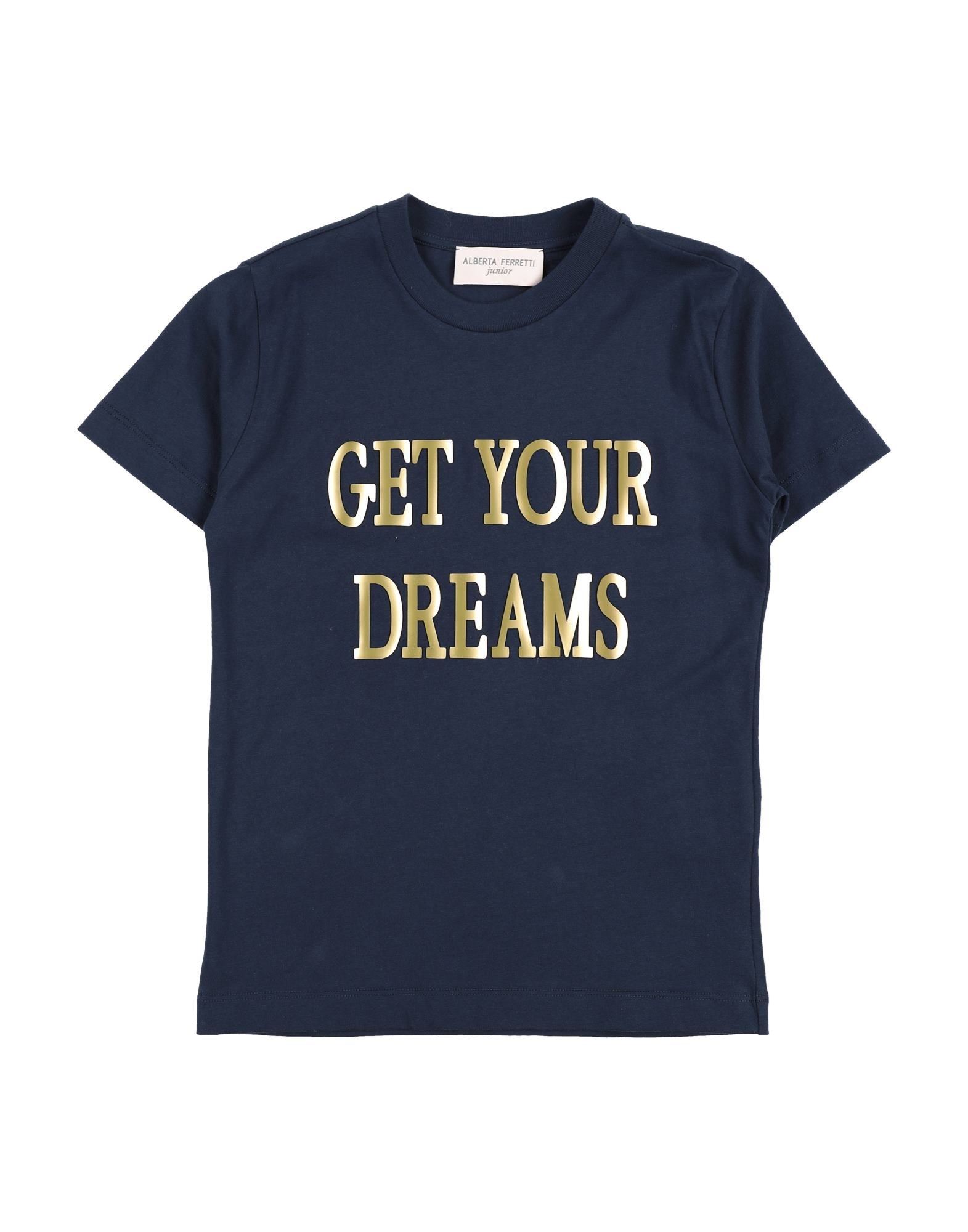 Alberta Ferretti Kids'  T-shirts In Midnight Blue