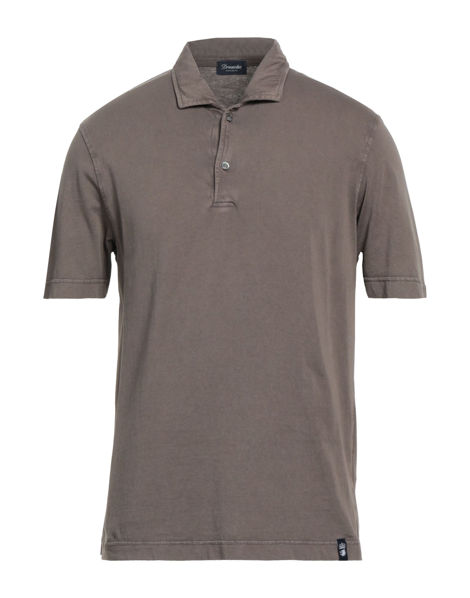 Drumohr Polo Shirts In Brown