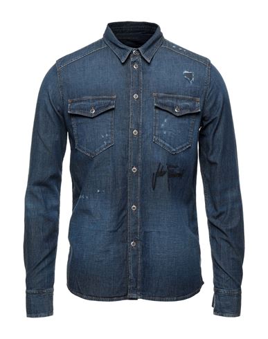 Jeanshemd Herren Blau 48 Herren