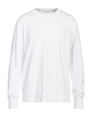 Daniele Fiesoli Man Sweatshirt White Size Xxl Cotton, Elastane