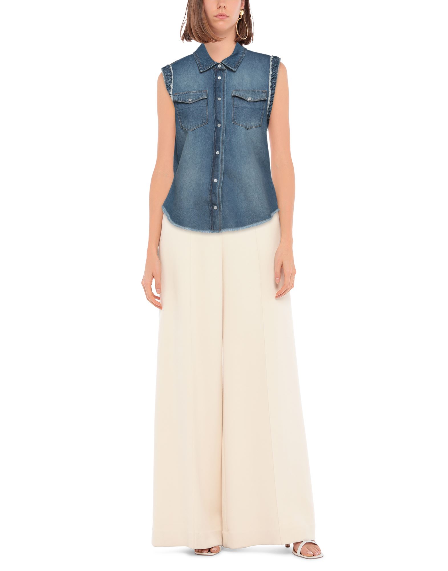  My Twin Twinset - Tops - Jeanshemden - On Yoox.com 