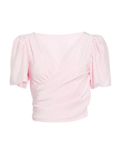 Rebecca De Ravenel Woman Blouse Pink Size 2 Silk