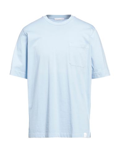 Daniele Fiesoli Man T-shirt Sky Blue Size L Cotton