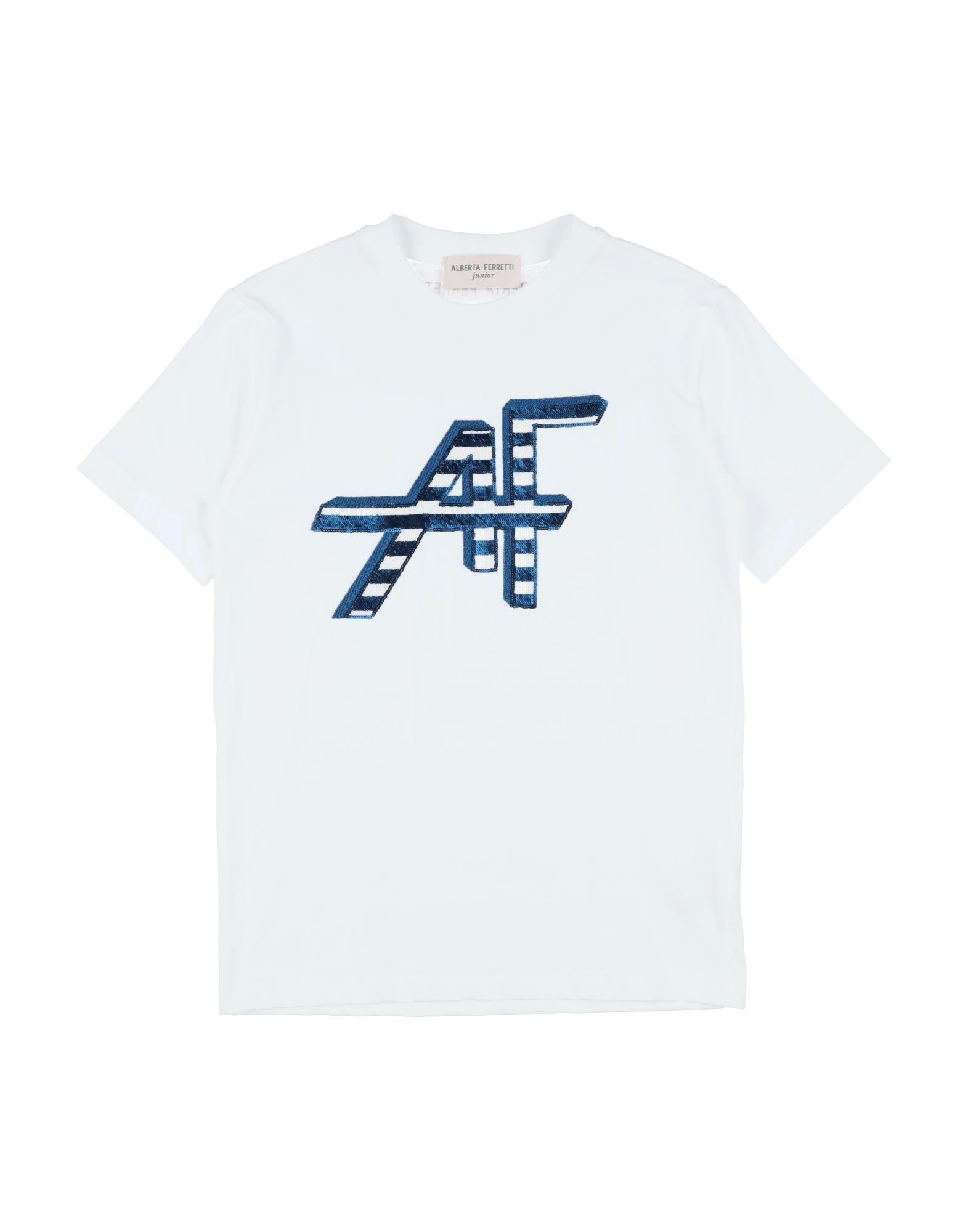 Alberta Ferretti Kids' T-shirts In White