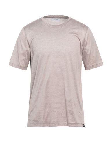Gran Sasso Man T-shirt Sand Size 40 Cotton In Gray