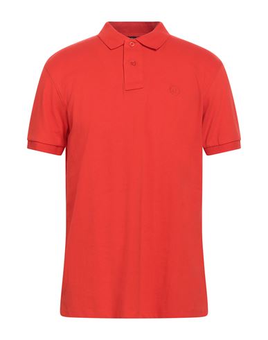 Jeckerson Man Polo Shirt Fuchsia Size S Cotton, Elastane In Red