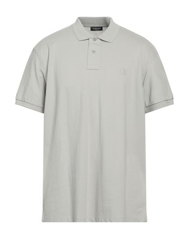 Jeckerson Man Polo Shirt Light Grey Size Xl Cotton, Elastane