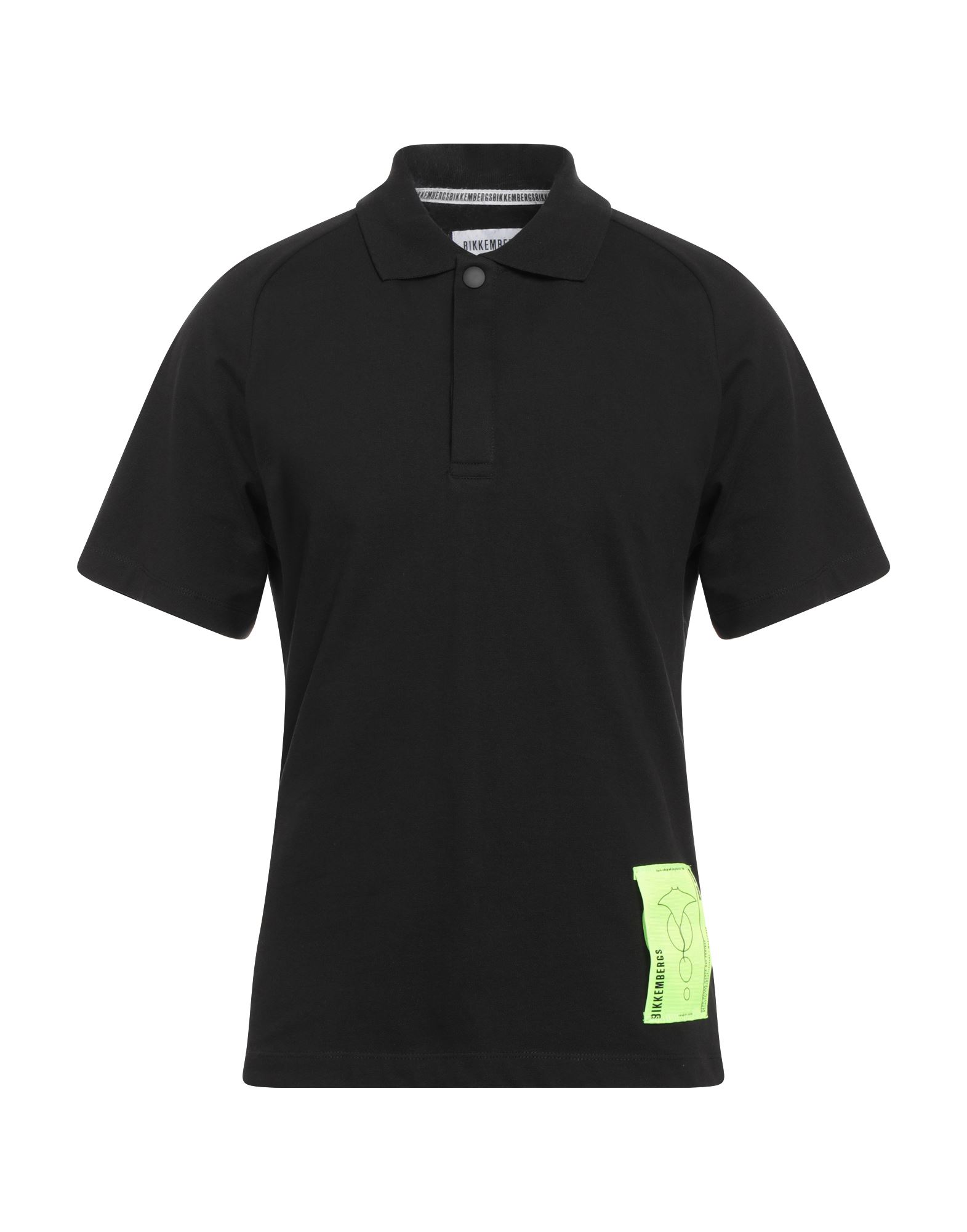 Bikkembergs Polo Shirts In Black
