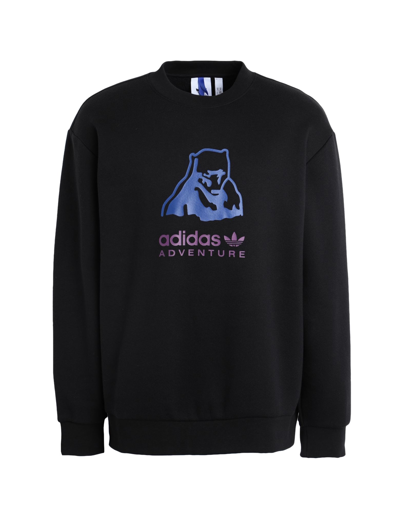 《セール開催中》ADIDAS ORIGINALS メンズ スウェットシャツ ブラック S コットン 80% / リサイクルポリエステル 20% PBEAR CREW