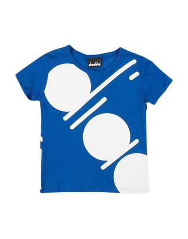 Diadora Babies'  Toddler Boy T-shirt Bright Blue Size 6 Cotton