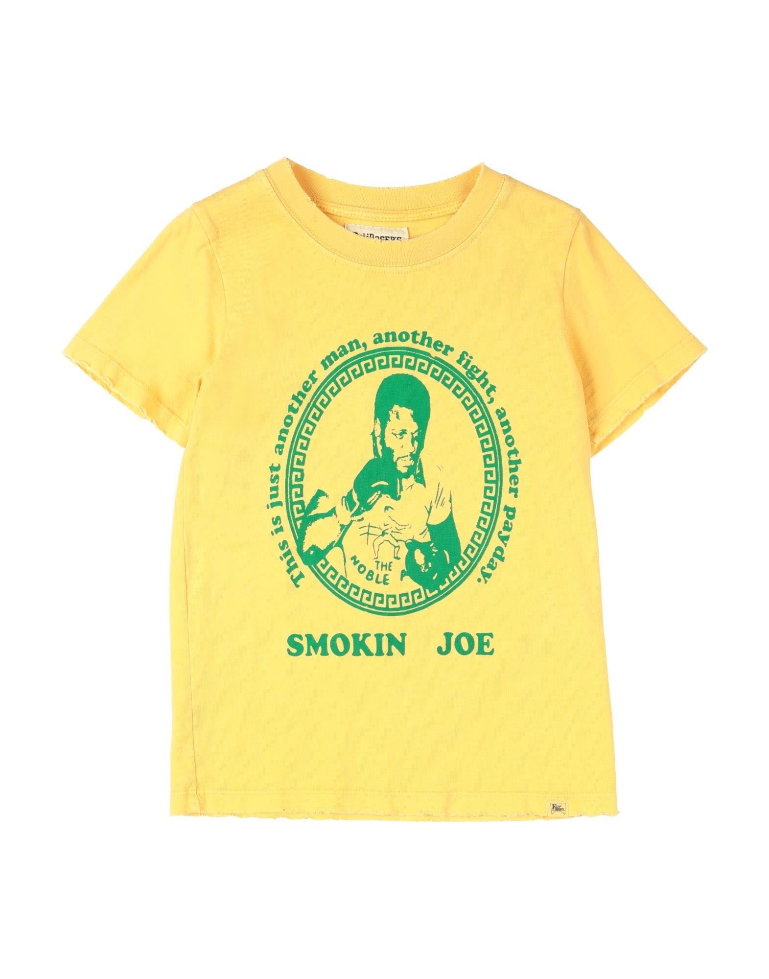 Roy Rogers Kids' Roÿ Roger's Toddler Boy T-shirt Yellow Size 6 Cotton