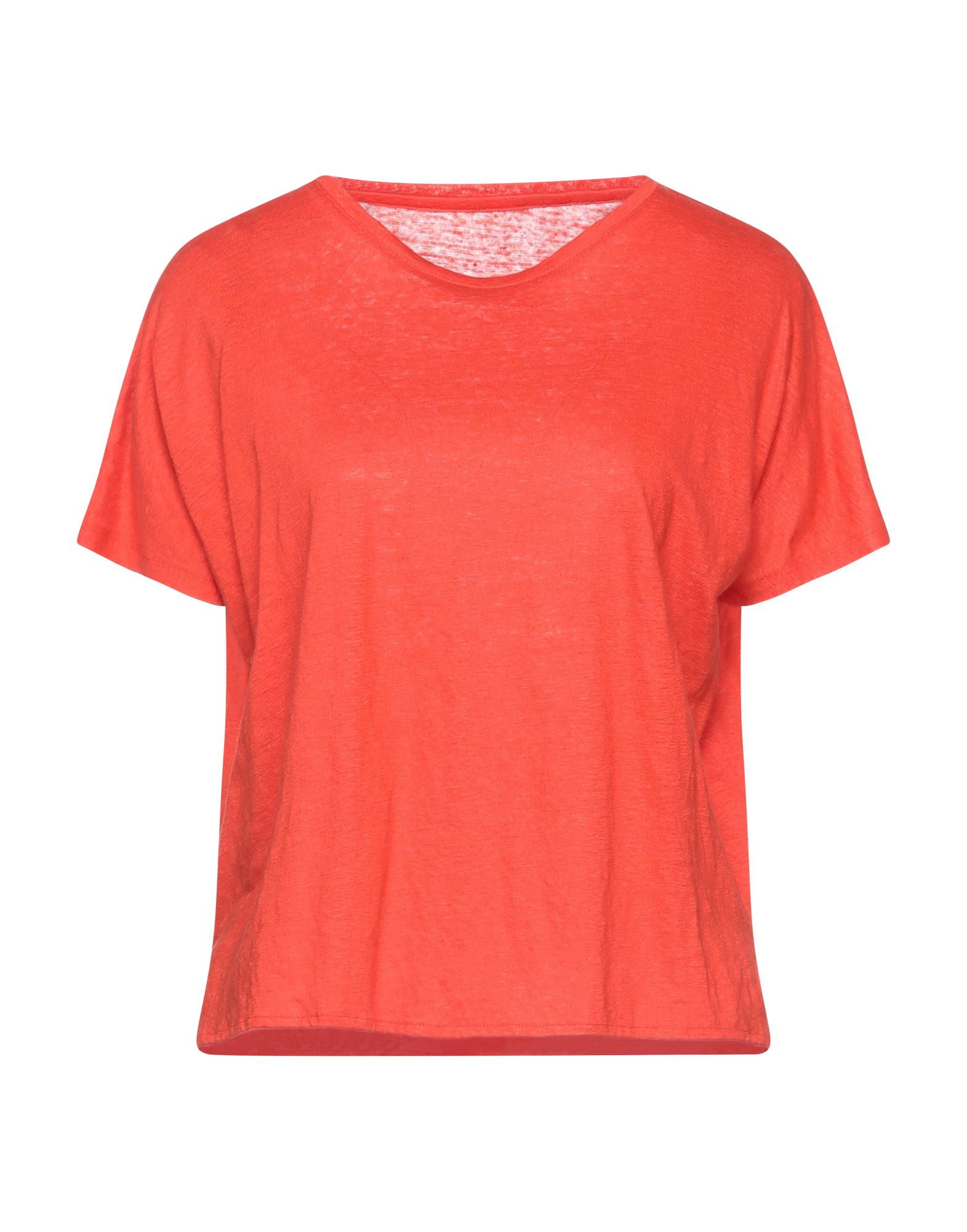 Majestic T-shirts In Orange