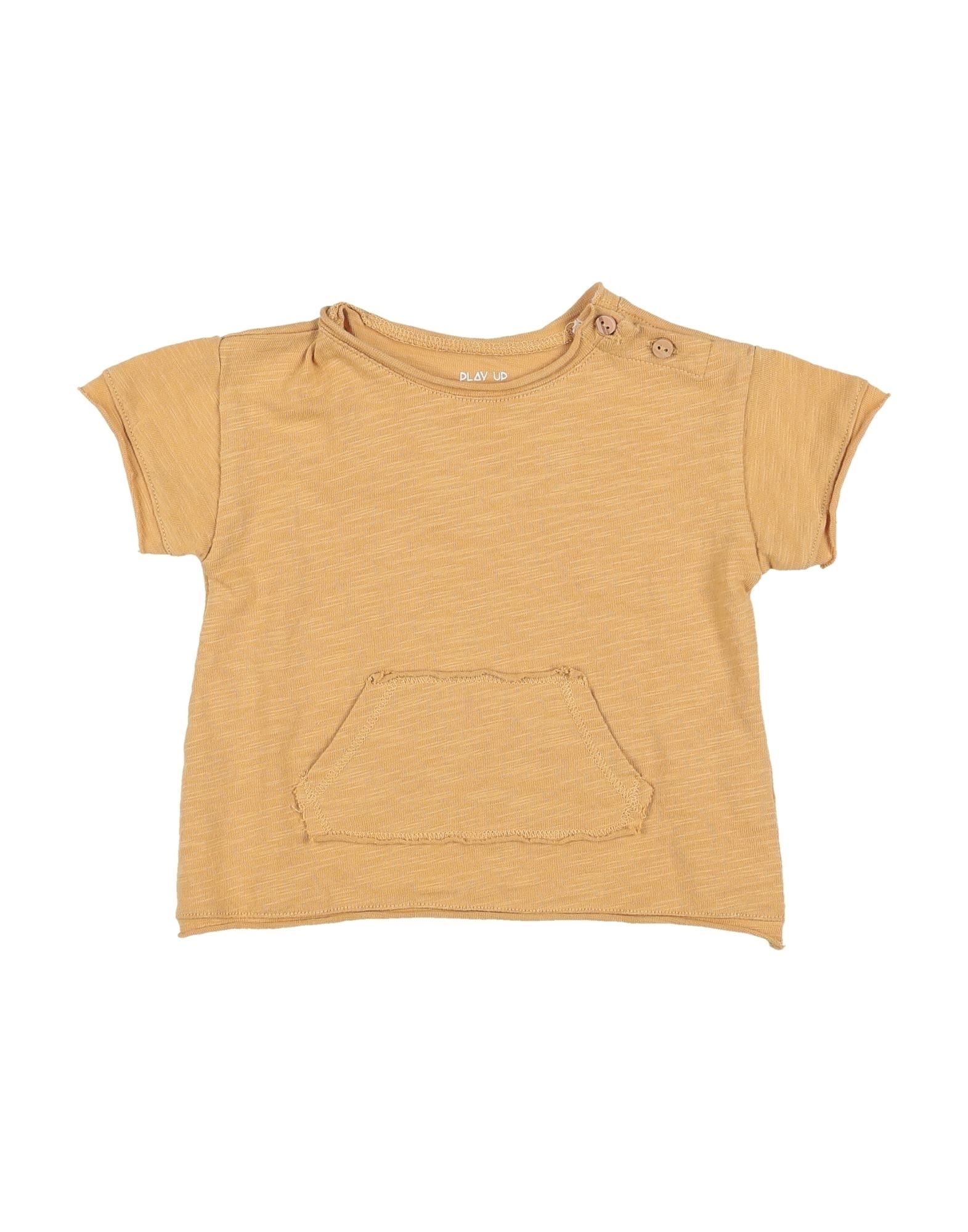 Play Up Kids'  T-shirts In Yellow